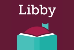 maroon background with blue book